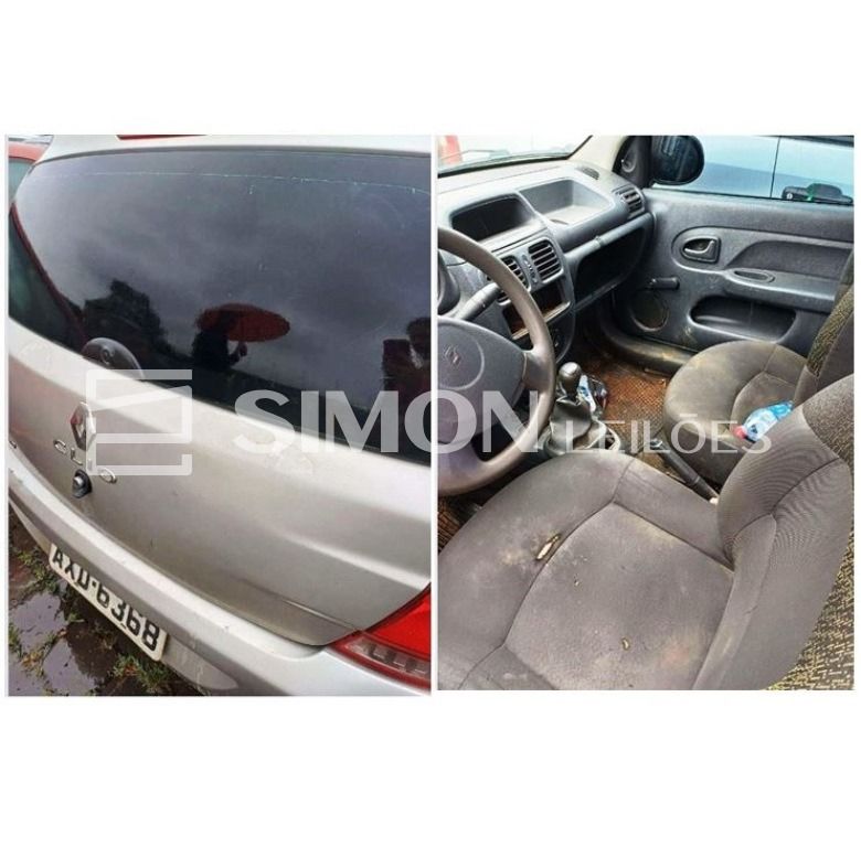 I/RENAULT CLIO AUT 10H3P, 13/14, prata, Renavam: 0055.209291-6, Chassi: 8A1CB8205EL721435, Placa: AX